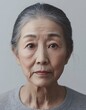 © Maelgoa - ID Photo for Passport : Japanese elderly woman 1