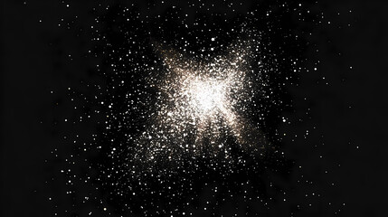 Wall Mural - night sky with stars and space dust in the universe. generative ai. starbright. illustration