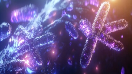Aufkleber - Visualization of antibodies engaging and neutralizing pathogens in a dynamic cellular environment. Generative AI