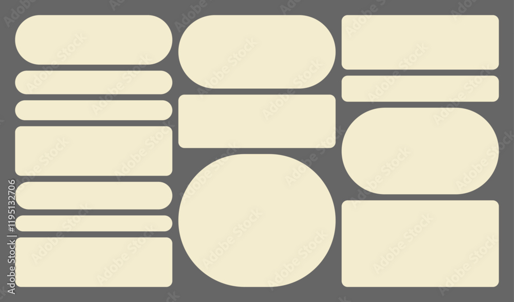 Dimensions 16x9 trendy bento grid layout style brick Ui UX templates ...