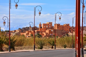 Canvas Print - Ouarzazate city in Morocco