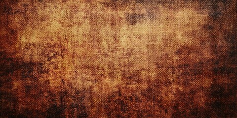 Poster - Vintage retro style close-up of a brown textured surface with warm earthy tones and subtle patterns, ideal for backgrounds and design projects.