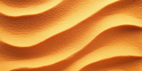 Poster - Textured orange sand pattern with flowing wave shapes in foreground and ample soft background space for overlay content. Smooth warm tones overall.