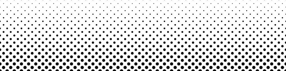 Poster - Dot pattern background design - abstract monochrome vector illustration