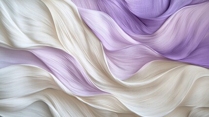Poster - Soft, flowing lines and curves in pastel shades create a serene tapestry, evoking feelings of tranquility and elegance. The delicate interplay of colors captivates the senses