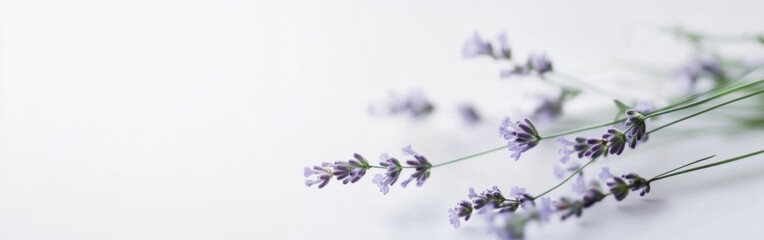 Aufkleber - Contrasting mint and lavender tones softly blend into white space, creating a serene minimalist aesthetic