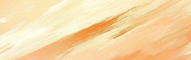 Poster - Background featuring smooth pencil strokes with dashed lines in soft orange and cream hues creates a calming artistic atmosphere