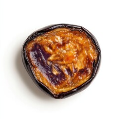 Poster - Roasted eggplant slice showcasing caramelized texture and rich flavor