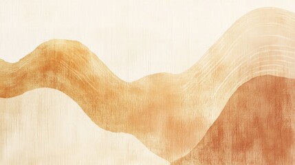 Poster - Gradient of soft pencil strokes creating a warm, flowing design across a textured surface with subtle color variations