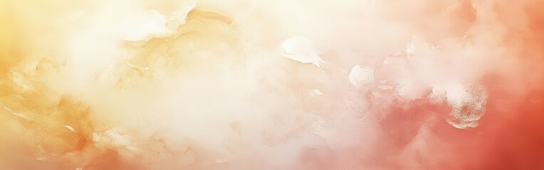 Poster - Pastel amber and coral haze creates a serene ambiance at twilight in a tranquil landscape