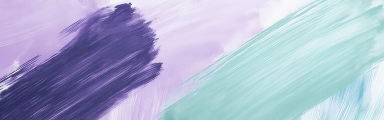 Aufkleber - Minimalist artwork featuring pencil strokes and washes with an unfinished feel blending purple and green hues