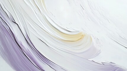Aufkleber - Elegant white canvas with a single pencil on a minimalist workspace highlighting simplicity and creativity