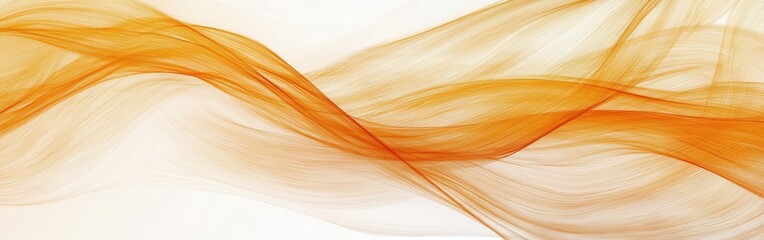 Aufkleber - Abstract design featuring flowing pencil strokes in warm hues creating a sense of movement and fluidity across the canvas