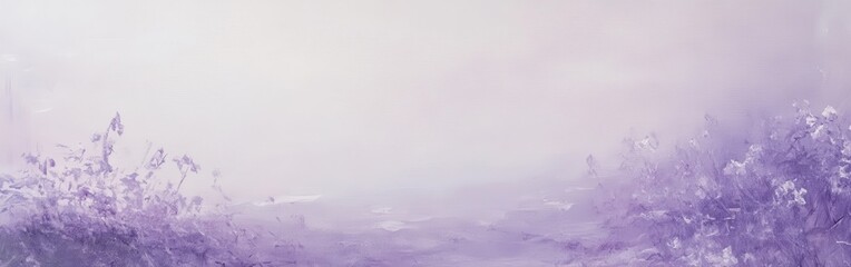Poster - Soft pastel landscape captures serene beauty of nature in gentle hues at dawn