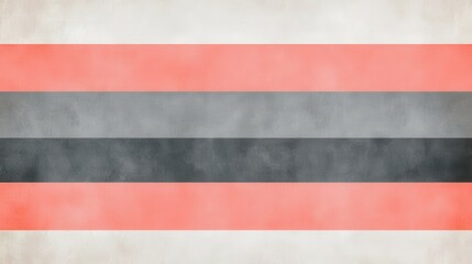 Aufkleber - Elegant coral and gray horizontal stripes create a calming and modern backdrop for various design applications