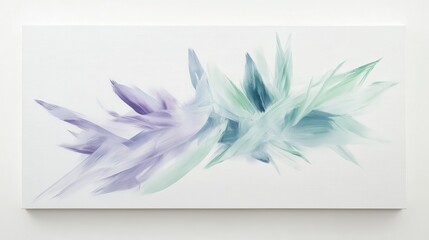 Aufkleber - Abstract canvas art featuring bold pencil strokes in soothing colors with a modern artistic design and creative expression