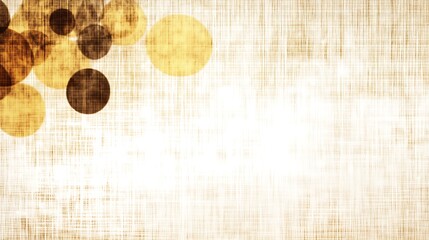 Poster - Light Beige Backdrop with Faint Crisscross Pattern and Circles