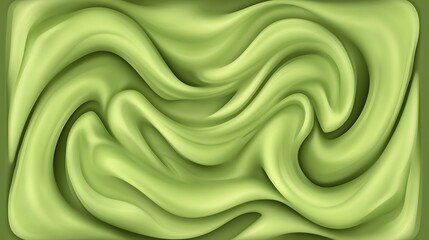 Poster - Soft Green Pastel Gradient with Faint Horizontal Wavy Texture