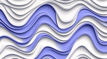 Poster - Soft Lavender and Pale Grey Gradient Background with Wavy Textures