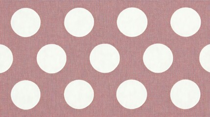 Poster - Soft Pink Background with Faint Polka Dot Pattern Design