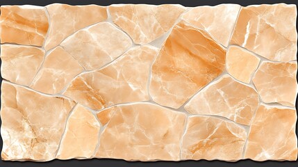 Poster - Subtle Creamy Beige Geometric Background for Elegant Designs