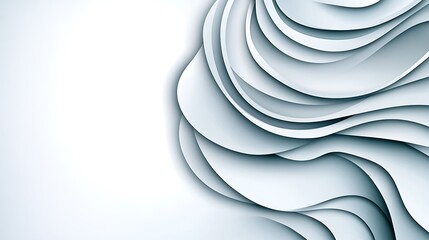Poster - Smooth Grey Gradient Background with Subtle Layered Transitions
