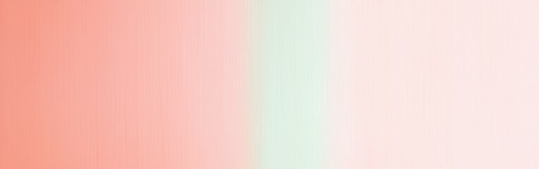 Aufkleber - Soft gradient fill transitions from muted coral to serene mint green hues in a calming abstract background