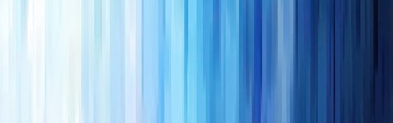 Leinwandbilder - Embracing tranquility through gradient pencil strokes in serene blue shades