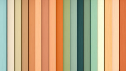 Fototapete - Colorful vertical stripes in pastel shades create vibrant background