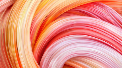 Aufkleber - Vibrant abstract swirl of red, pink, and orange hues creating dynamic flow