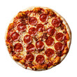 © Nut S. - Delicious Pepperoni Pizza with Cheese and Toppings for Culinary Inspiration and Food Photography