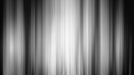 Wall Mural - Abstract black and white vertical lines create smooth gradient effect, evoking sense of calm and elegance