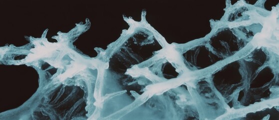 Poster - Exploration of intricate structures in a translucent medium captured under macro lens