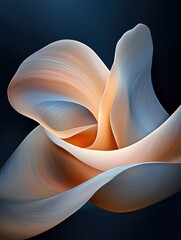 Poster - Fluid light and shadow dance abstract art indoor space minimalist style close-up view soft aesthetic