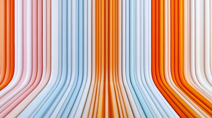 Poster - Vibrant abstract background with flowing lines in pastel colors, creating dynamic visual effect