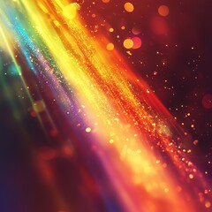 Poster - Dynamic colorful light rays abstract art digital design vibrant environment close-up view visual concept