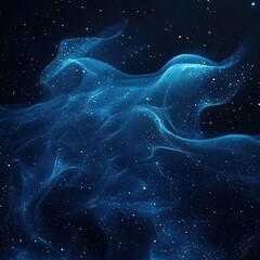 Wall Mural - cosmic energy flow outer space abstract visual universe dynamic perspective ethereal concept