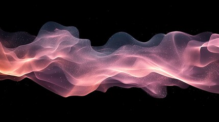 Poster - Dynamic flow of colorful waves digital realm abstract animation futuristic environment aesthetic viewpoint visual concept