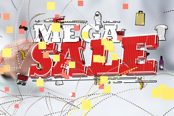 Aufkleber - good sale discount in hand