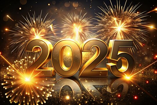 2025 number design template. Design for Christmas decoration and business. Vector illustration for calendar, banner, card, label and symbol.