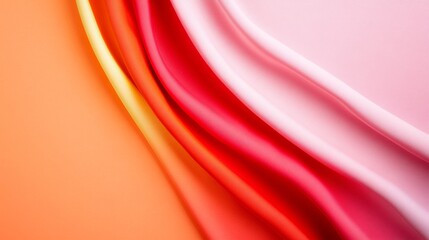 Fototapete - Elegant Rainbow Gradient Textiles Modern Colorful Fabric Drapery