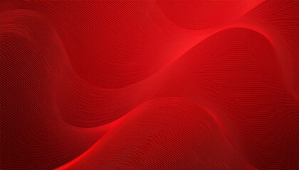 Canvas Print - abstract red background with wave  illustration