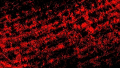 Poster - abstract red and black grunge texture with pixelated halftone effect, ideal for backgrounds, graphic designs, or digital art concepts


