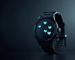 © Creator88 - Valentineinspired holographic watch projecting glowing heartshaped animations in 3D