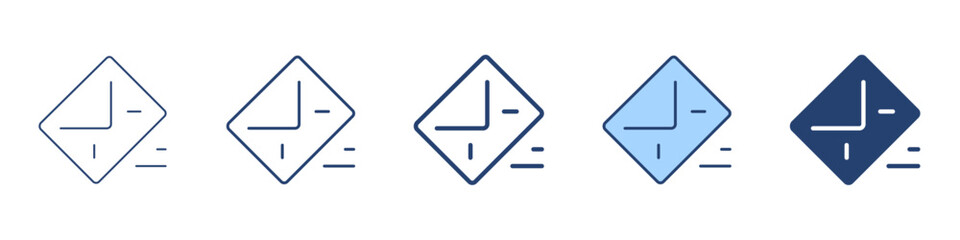 Mail send icon Symbol set collection