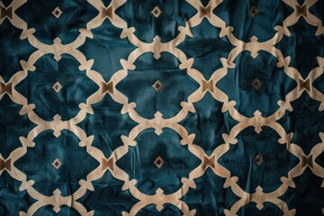 Sticker - Moroccan pattern texture velvet person.