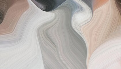 Poster - gentle abstract flowing pattern resembling sand dunes or fabric folds, with earthy neutral tones and a textured aesthetic for artistic use