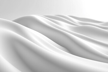 Poster - a serene abstract background showcases soft windblown snow forming gentle ripples and smooth texture