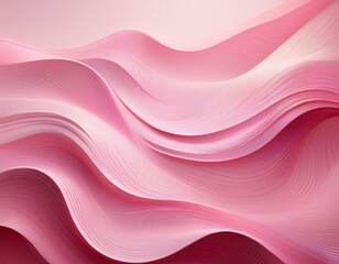 Sticker - soft pink abstract background with flowing lines