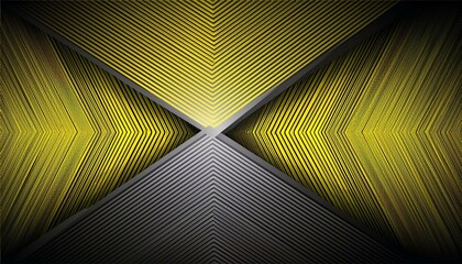 Canvas Print - tech abstract geometric background compare from black and yellow squares and stripes generative ai